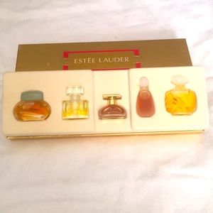 Estée Lauder Small Wonders Christmas Set Vintage 90’s. Hard to find minis. NIBWT